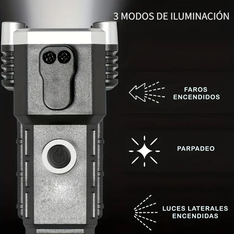 Nueva Linterna Indestructible Martillo / [COMPRÁ 1 Y LLEVÁ 2]