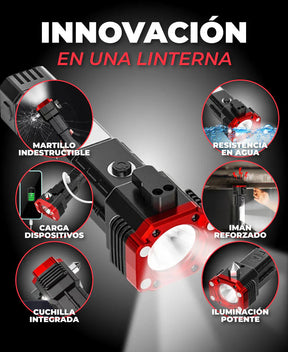 Nueva Linterna Indestructible Martillo / [COMPRÁ 1 Y LLEVÁ 2]