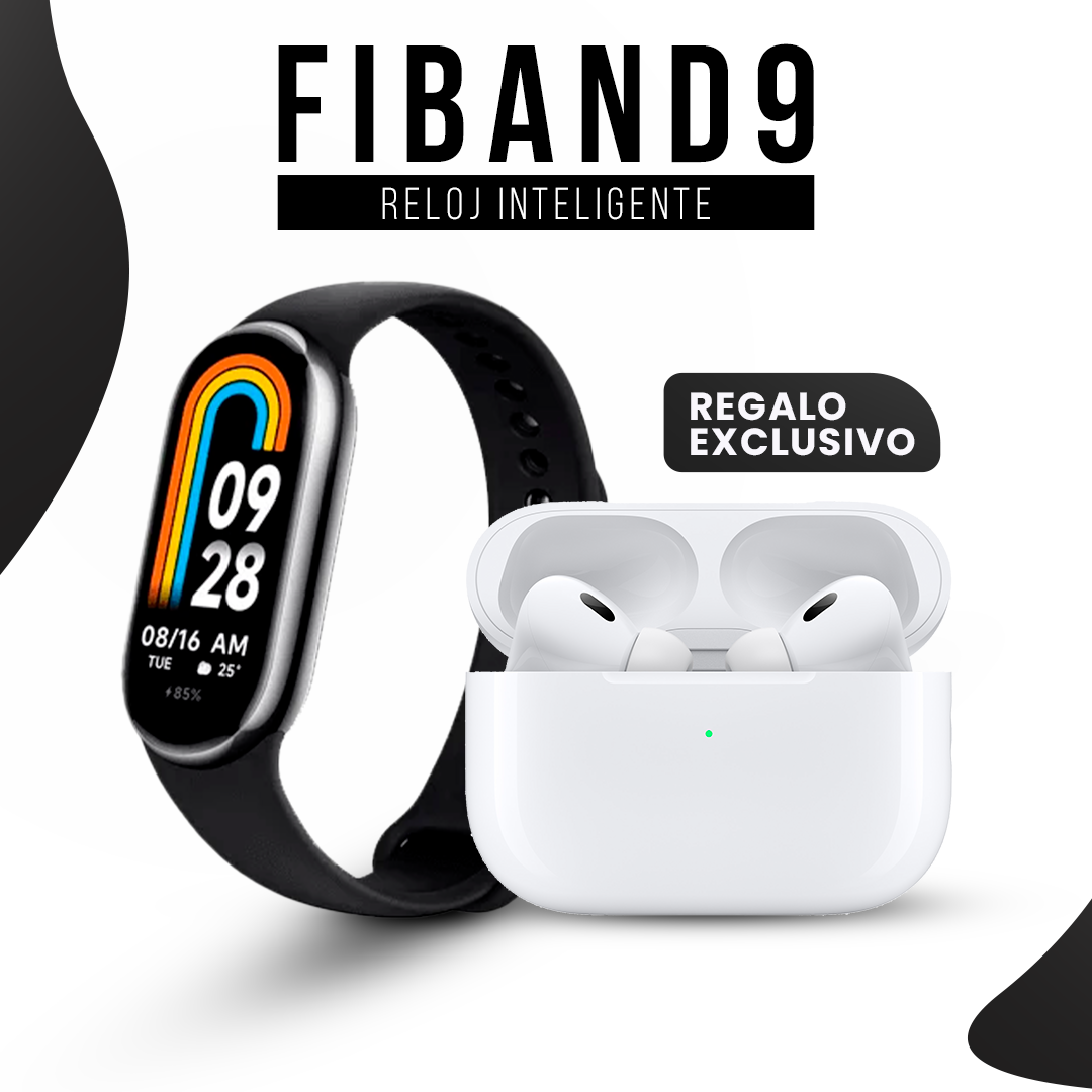 [REGALO EXCLUSIVO] Reloj Inteligente FiBand9™ con Medidor de Salud